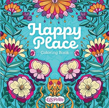 portada Happy Place Coloring Book (in English)