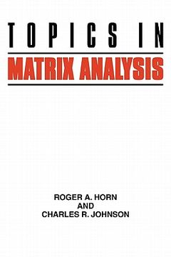 portada Topics in Matrix Analysis (in English)