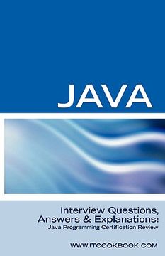 portada java interview questions: java programming certification review