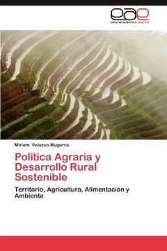 portada pol tica agraria y desarrollo rural sostenible (en Inglés)