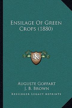 portada ensilage of green crops (1880)
