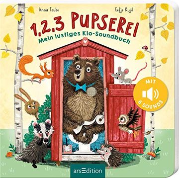 portada 1,2,3 Pupserei: Mein Lustiges Klo-Soundbuch | Erster Sound-Spaß für Kinder ab 24 Monaten (in German)
