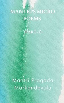 portada Mantri's Micro Poems (Part-1) (en Inglés)