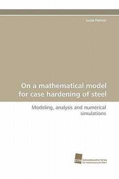 portada on a mathematical model for case hardening of steel (en Inglés)