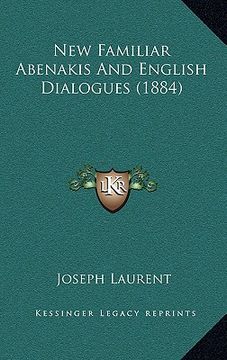 portada new familiar abenakis and english dialogues (1884) (en Inglés)