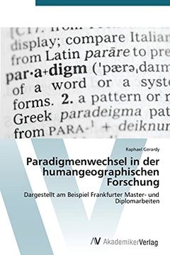 portada Paradigmenwechsel in der humangeographischen Forschung