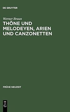 portada Thöne und Melodeyen, Arien und Canzonetten 