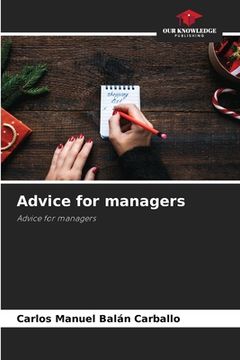 portada Advice for managers (in English)
