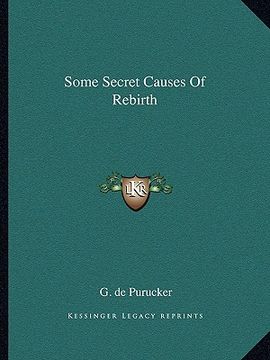 portada some secret causes of rebirth (en Inglés)