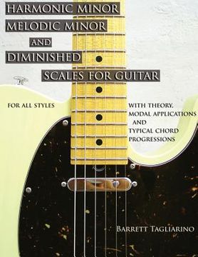 portada harmonic minor, melodic minor, and diminished scales for guitar