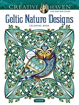 portada Creative Haven Celtic Nature Designs Coloring Book (Creative Haven Coloring Books) (en Inglés)