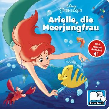 portada Disney Prinzessin - Arielle, die Meerjungfrau - Pappbilderbuch mit 6 Integrierten Sounds - Soundbuch für Kinder ab 18 Monaten (en Alemán)