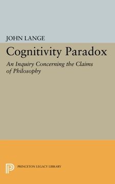 portada Cognitivity Paradox: An Inquiry Concerning the Claims of Philosophy (Princeton Legacy Library) 