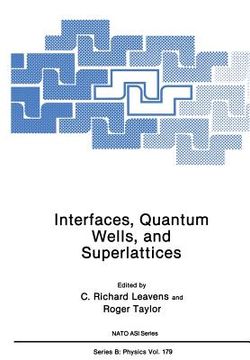 portada Interfaces, Quantum Wells, and Superlattices (en Inglés)