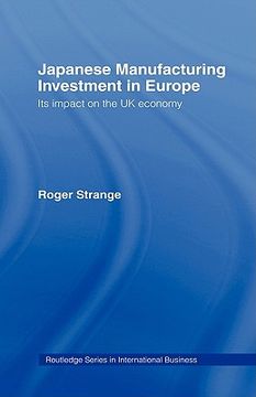 portada japanese manufacturing investment in europe (en Inglés)