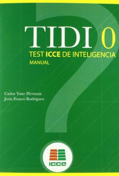 portada Tidi 0 (Test Icce de Inteligencia) (Tests Icce)