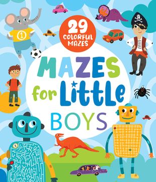 portada Mazes for Little Adventurers: 28 Colorful Mazes (in English)
