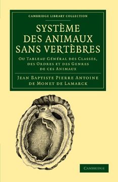 portada Systeme des Animaux Sans Vertebres (Cambridge Library Collection - Zoology) (in French)