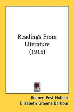 portada readings from literature (1915) (en Inglés)