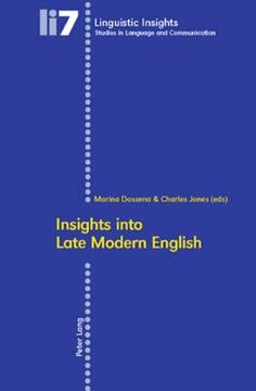 portada Insights into Late Modern English: Second Printing (en Inglés)