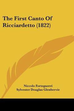 portada the first canto of ricciardetto (1822) (en Inglés)