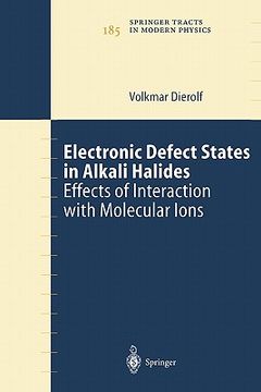 portada electronic defect states in alkali halides: effects of interaction with molecular ions (en Inglés)