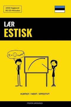portada Lær Estisk - Hurtigt / Nemt / Effektivt: 2000 Nøgleord (en Danés)
