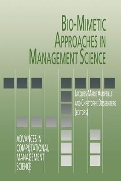 portada Bio-Mimetic Approaches in Management Science (en Inglés)