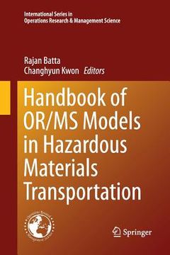 portada Handbook of Or/MS Models in Hazardous Materials Transportation (en Inglés)