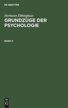 portada Grundzã Â¼Ge der Psychologie Grundzã Â¼Ge der Psychologie (German Edition) [Hardcover ] (in German)