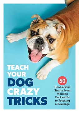 portada Teach Your dog Crazy Tricks: 50 Howl-Arious Stunts From Walking Backwards to Fetching a Beverage (en Inglés)