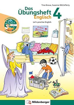 portada Das Übungsheft Englisch 4: Let? S Practise English mit Audio-Cd? Jicki Vokabel-Dusche 4? (in English)