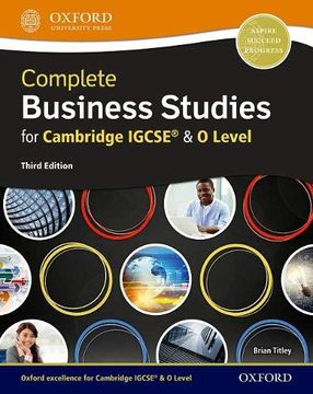 portada Cambridge Igcse. Complete Business Studies. Student's Book. Per le Scuole Superiori. Con Espansione Online. Con Cd-Rom 