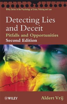 portada Detecting Lies and Deceit: Pitfalls and Opportunities (Wiley Series in Psychology of Crime, Policing and Law) (en Inglés)