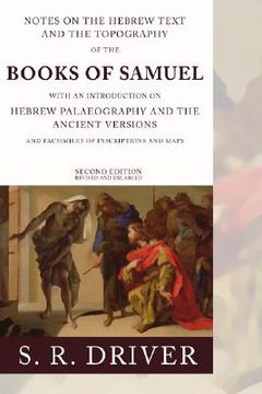 portada notes on the hebrew text of samuel (en Inglés)