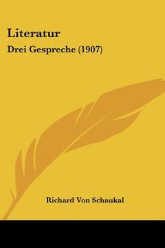 portada literatur: drei gespreche (1907) (en Inglés)