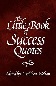 portada the little book of success quotes (en Inglés)