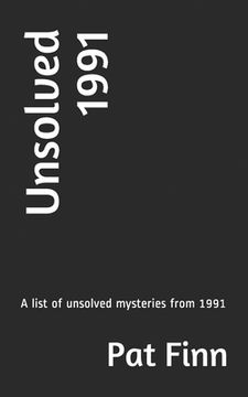 portada Unsolved 1991 (en Inglés)
