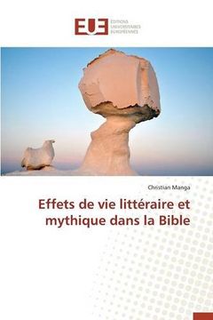 portada Effets de vie littéraire et mythique dans la Bible