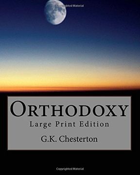 portada Orthodoxy: Large Print Edition (en Inglés)