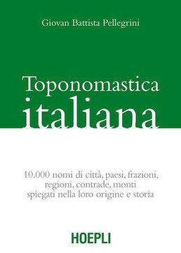 portada Toponomastica Italiana (in Italian)