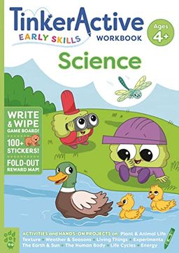 portada Tinkeractive Early Skills Science Workbook Ages 4+ (en Inglés)