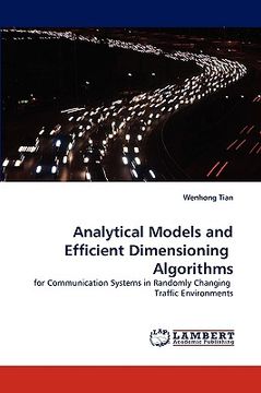 portada analytical models and efficient dimensioning algorithms (en Inglés)
