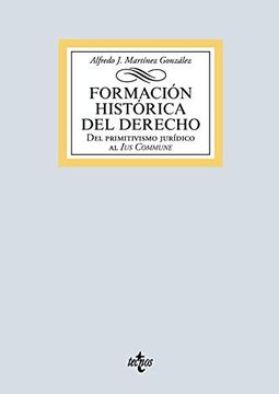 portada Formación Histórica del Derecho: Del Primitivismo Jurídico al ius Commune
