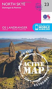portada North Skye, Dunvegan & Portree (OS Landranger Map)