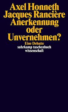 portada Anerkennung Oder Unvernehmen? (in German)