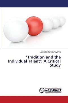 portada "Tradition and the Individual Talent": A Critical Study