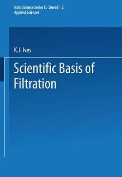portada The Scientific Basis of Filtration (en Inglés)