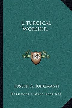 portada liturgical worship... (in English)