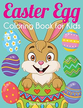 portada Easter egg Coloring Book for Kids: Big Easter Coloring Book With More Than 50 Unique Designs to Color (en Inglés)